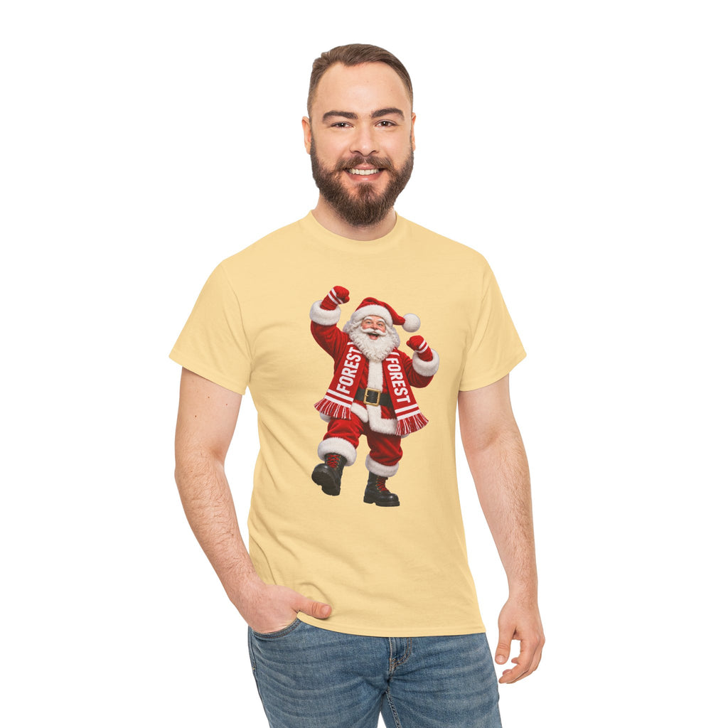 Nottingham Forest Santa Claus Dancing T‑Shirt — Vintage Christmas Holiday Tee