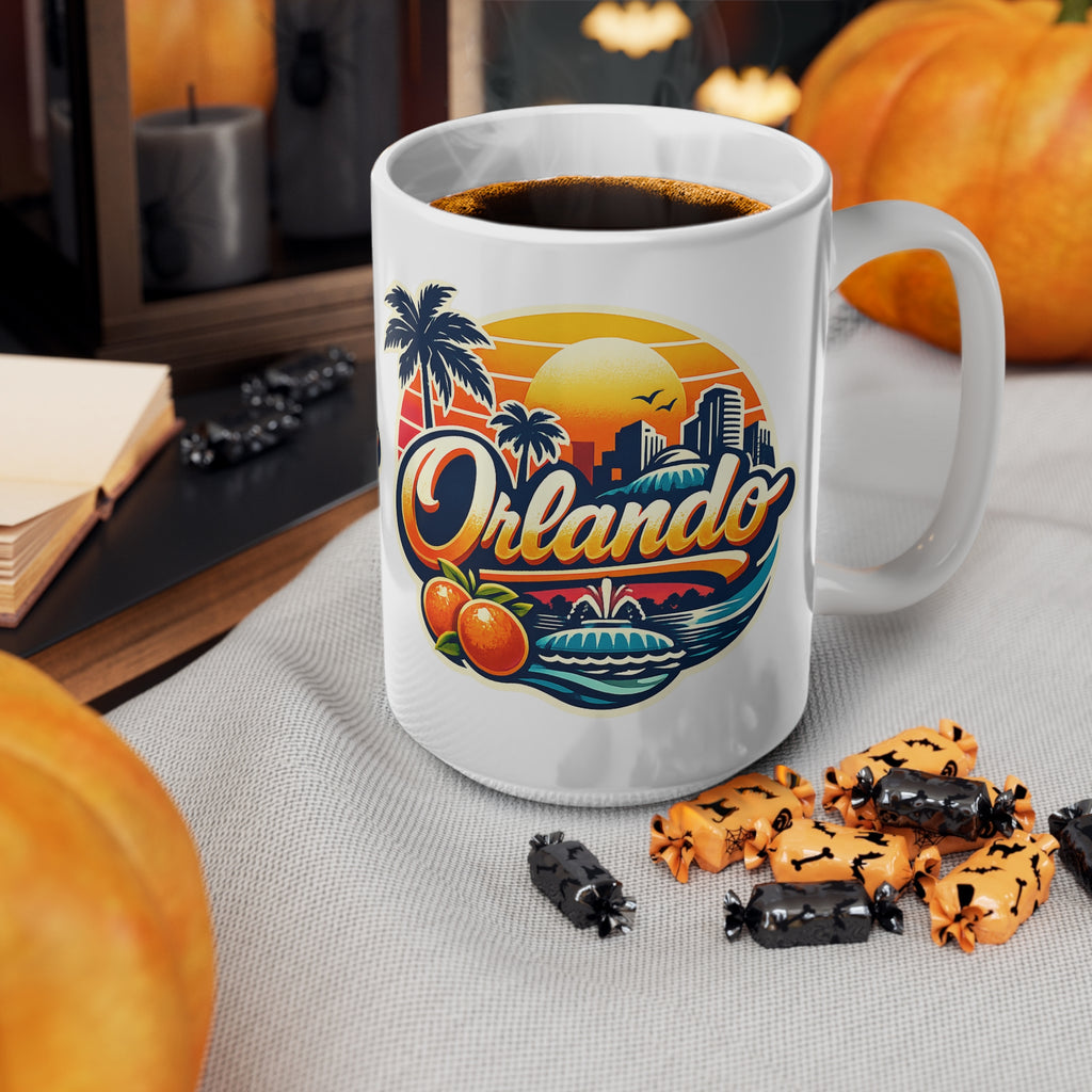 Orlando Tropical Sunset Coffee Mug — Ceramic 11oz & 15oz