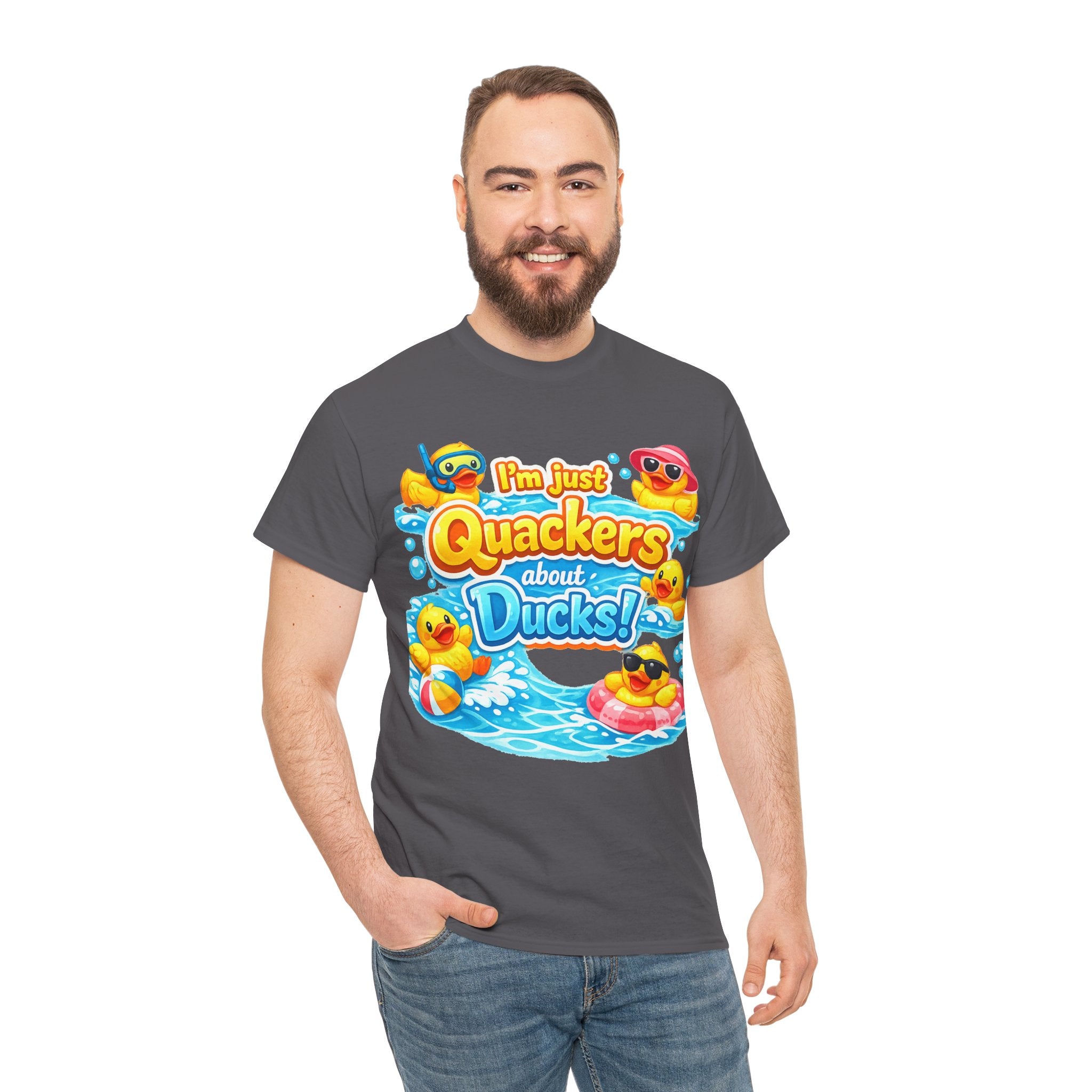 I'm Just Quackers About Ducks! Cute Rubber Duck Pool Tee