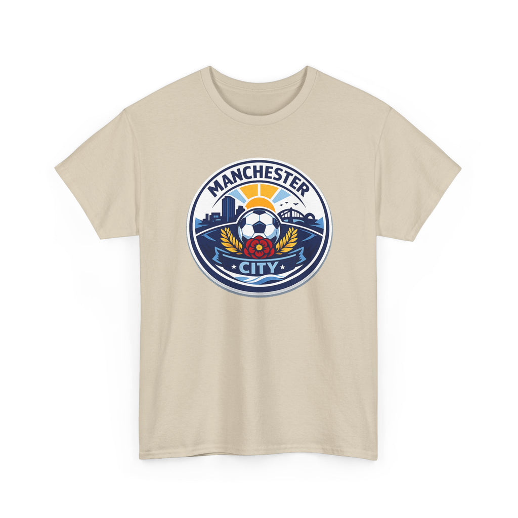Manchester City Unofficial Soccer Logo T-Shirt — Football Fan Tee