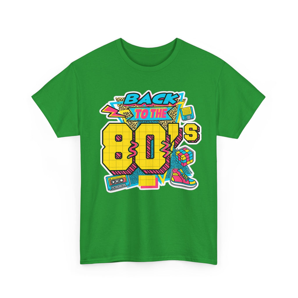 Back to the 80s Retro Graphic Tee — Vintage 80s Neon Design