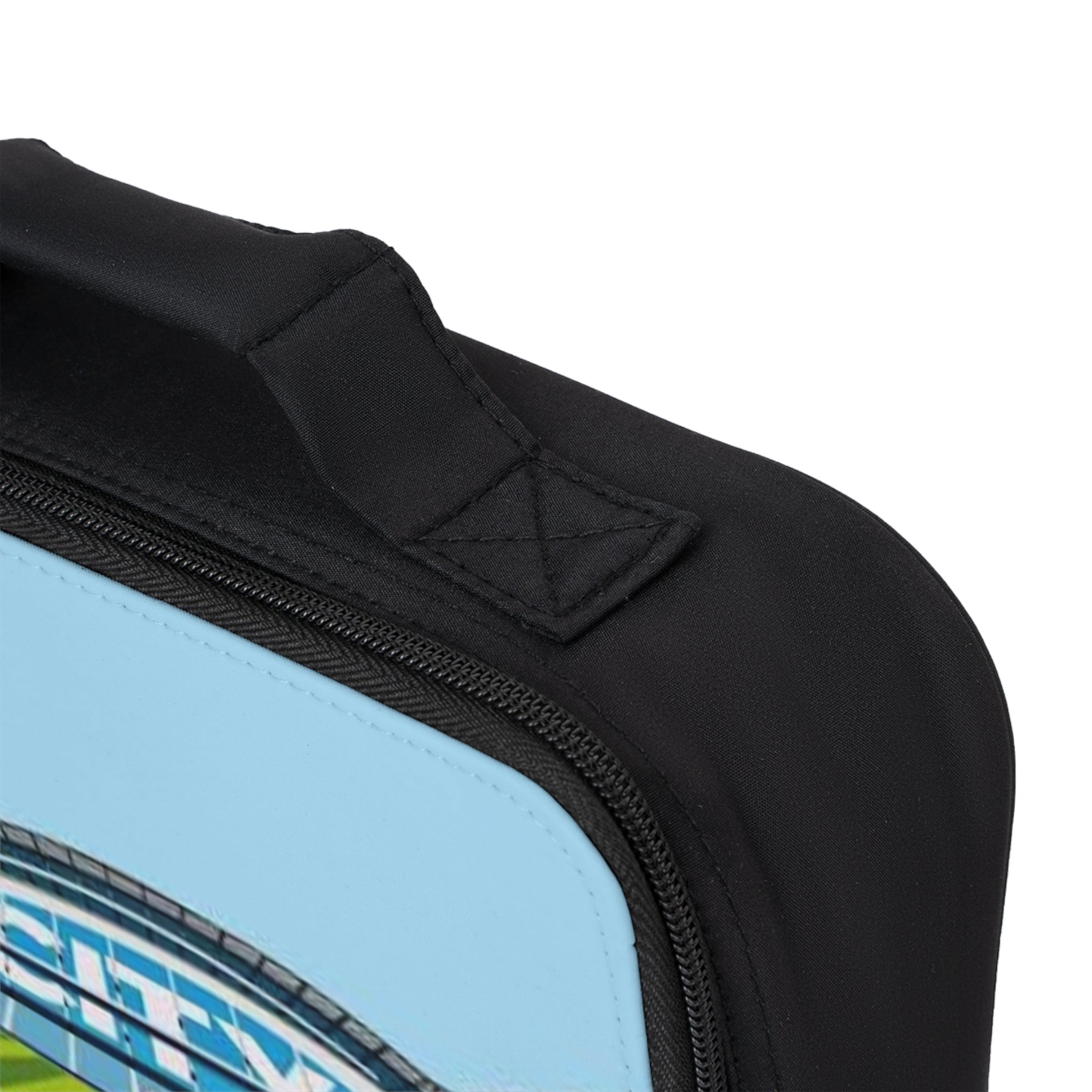 Manchester City Etihad Stadium View Lunch Bag — 'CITY' Football Field Design