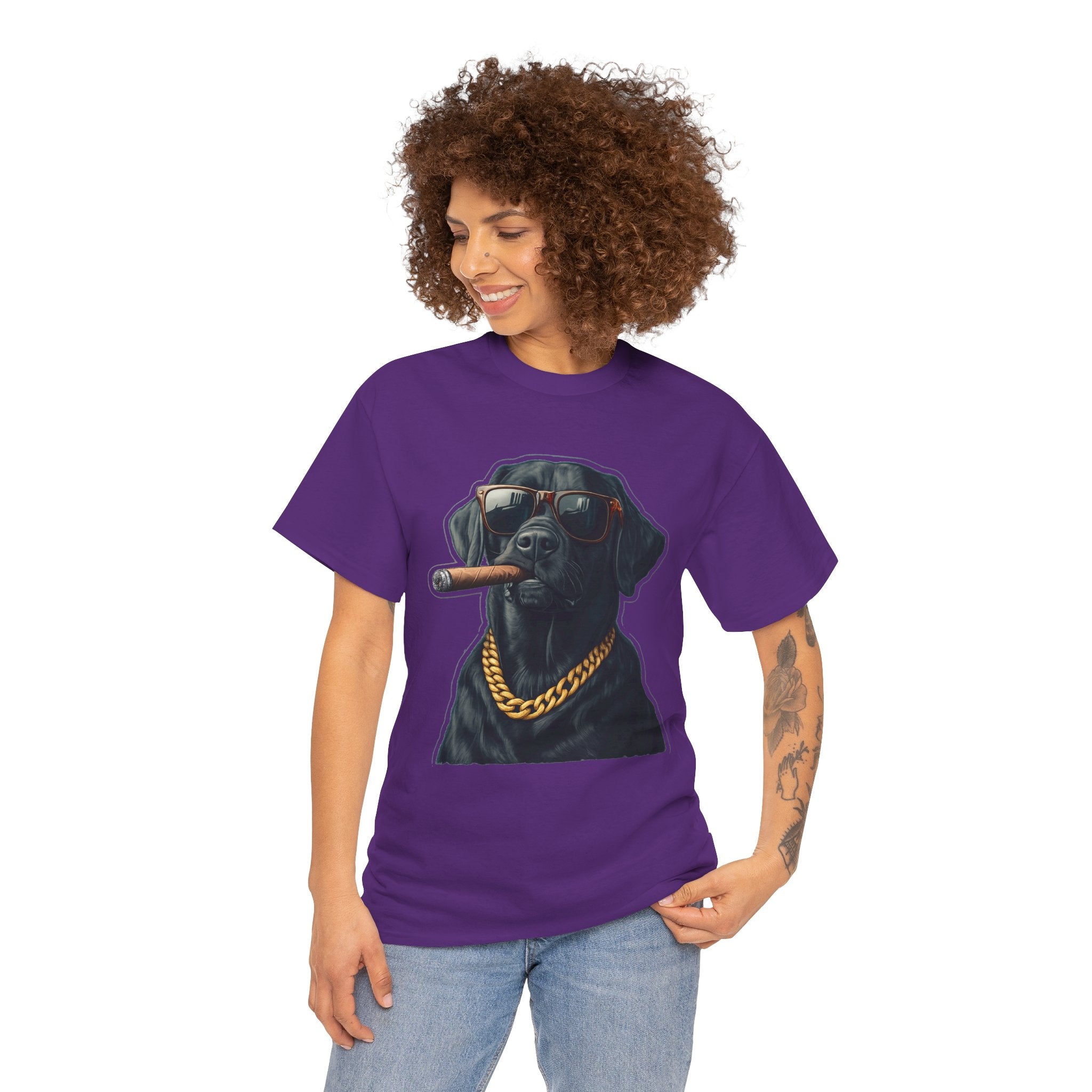 Cool Rottweiler Smoking Cigar Graphic Tee — Dog Lover Streetwear
