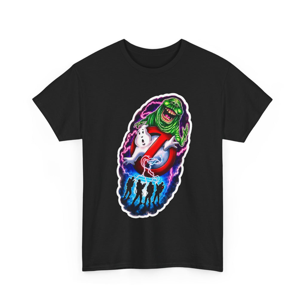 Ghostbusters Slimer Retro Graphic Tee – Vintage 80s Horror Comedy T-Shirt
