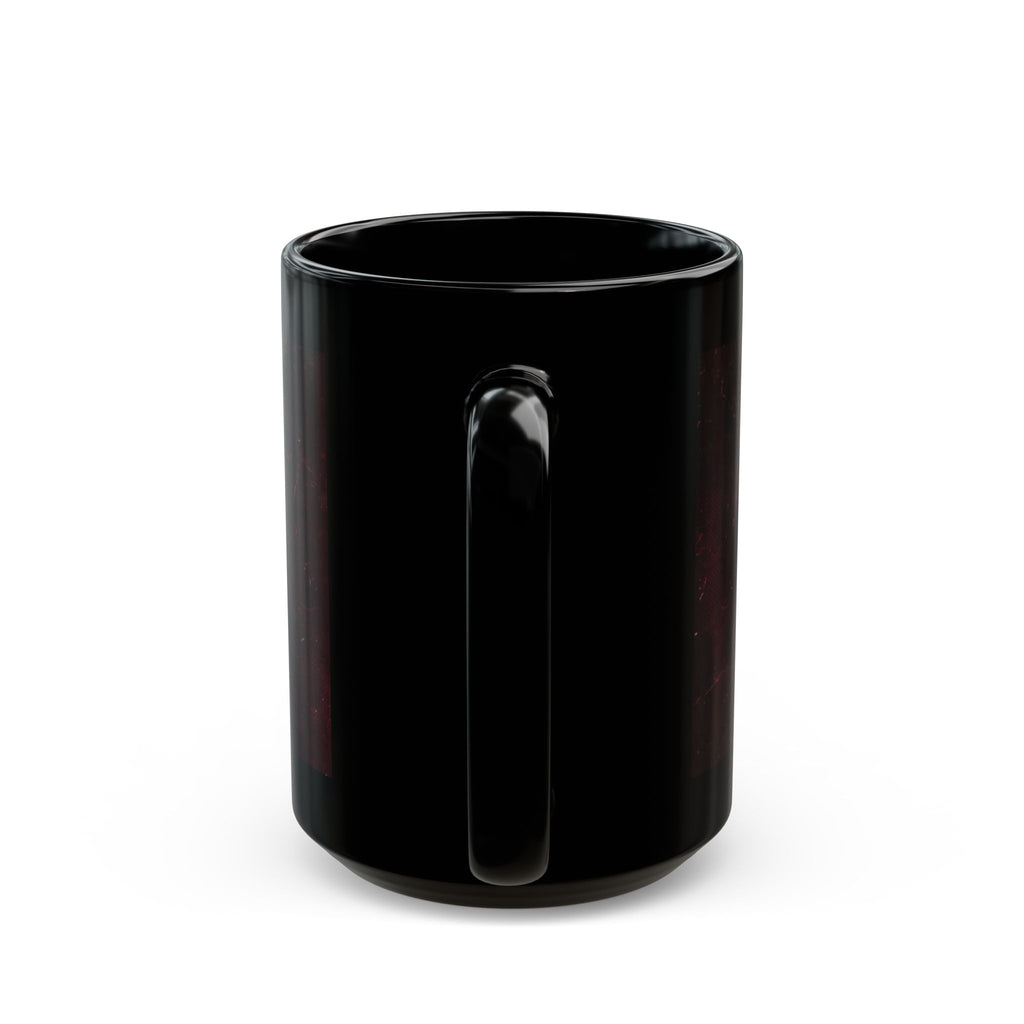 Cybergoria Skull Black Mug — Gothic Cyberpunk Coffee Cup (11oz/15oz)