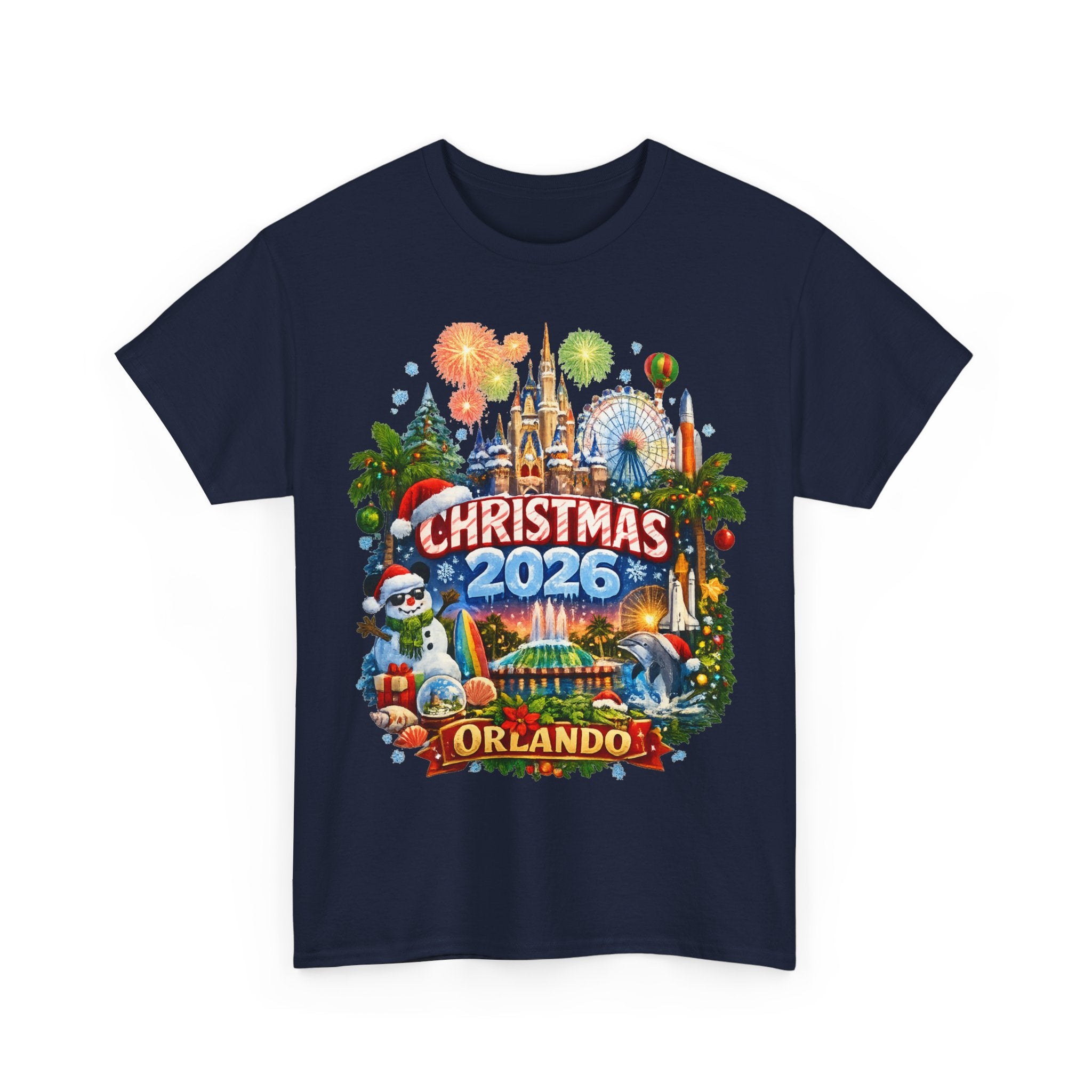 Christmas 2026 Orlando T-Shirt — Holiday Theme Park Souvenir Tee