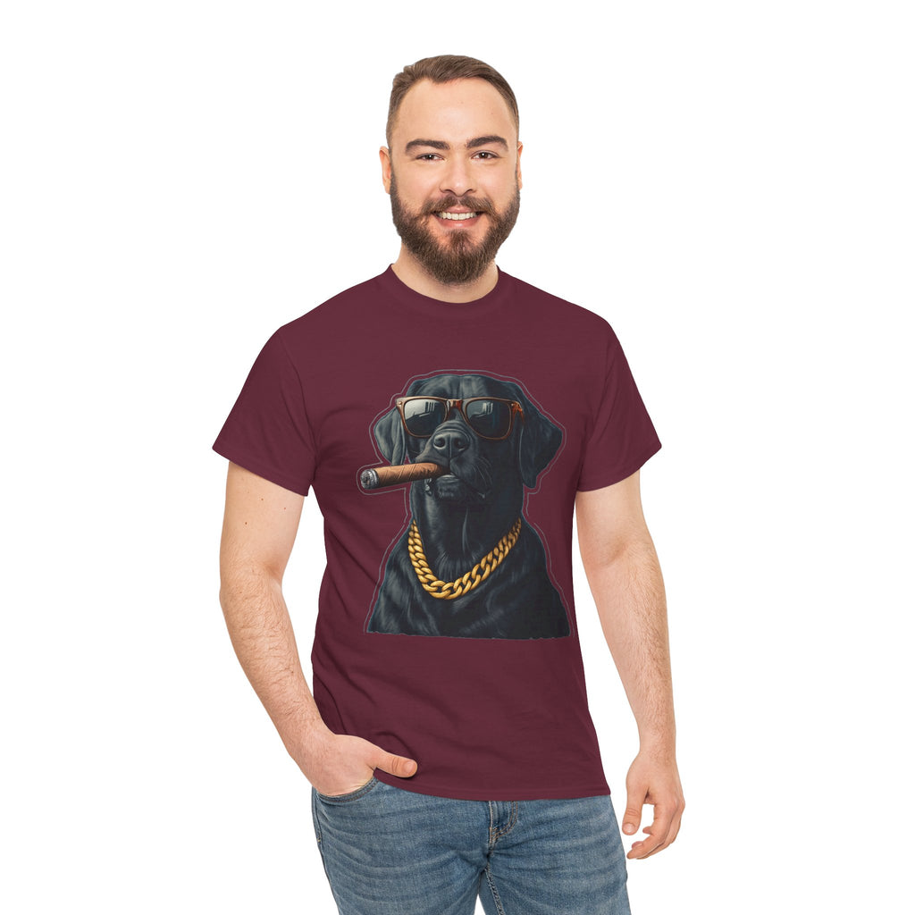 Cool Rottweiler Smoking Cigar Graphic Tee — Dog Lover Streetwear