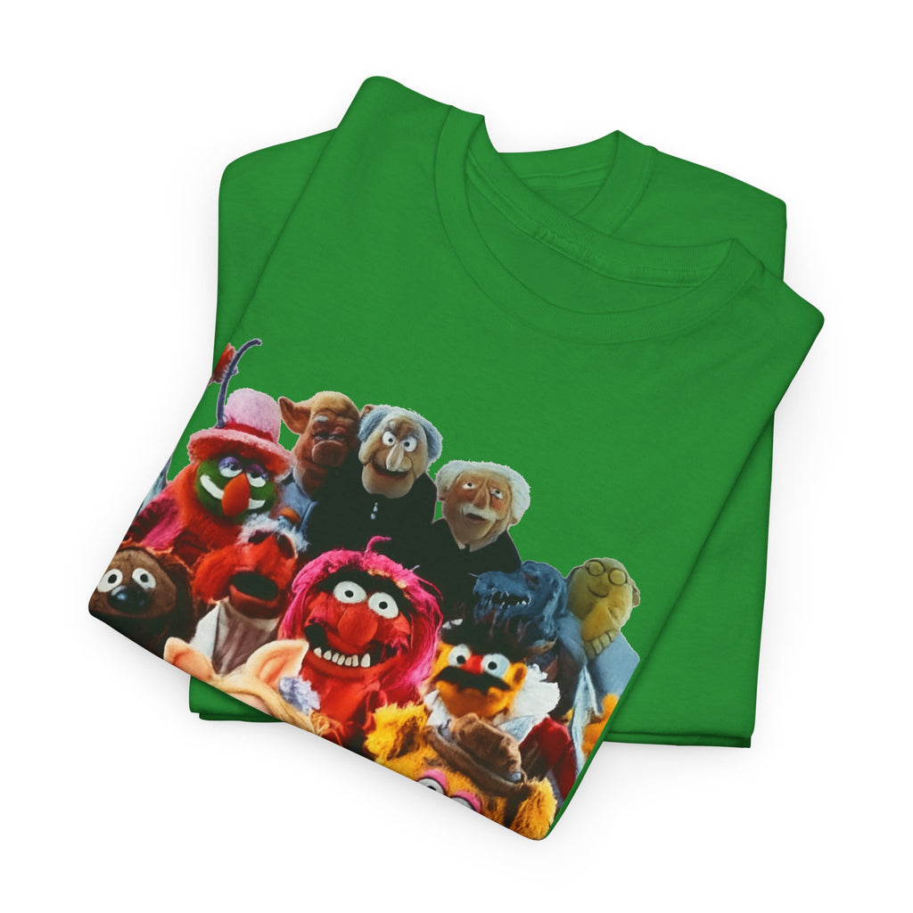 Muppets Puppet Ensemble Graphic Tee — Fun Family Cartoon Shirt