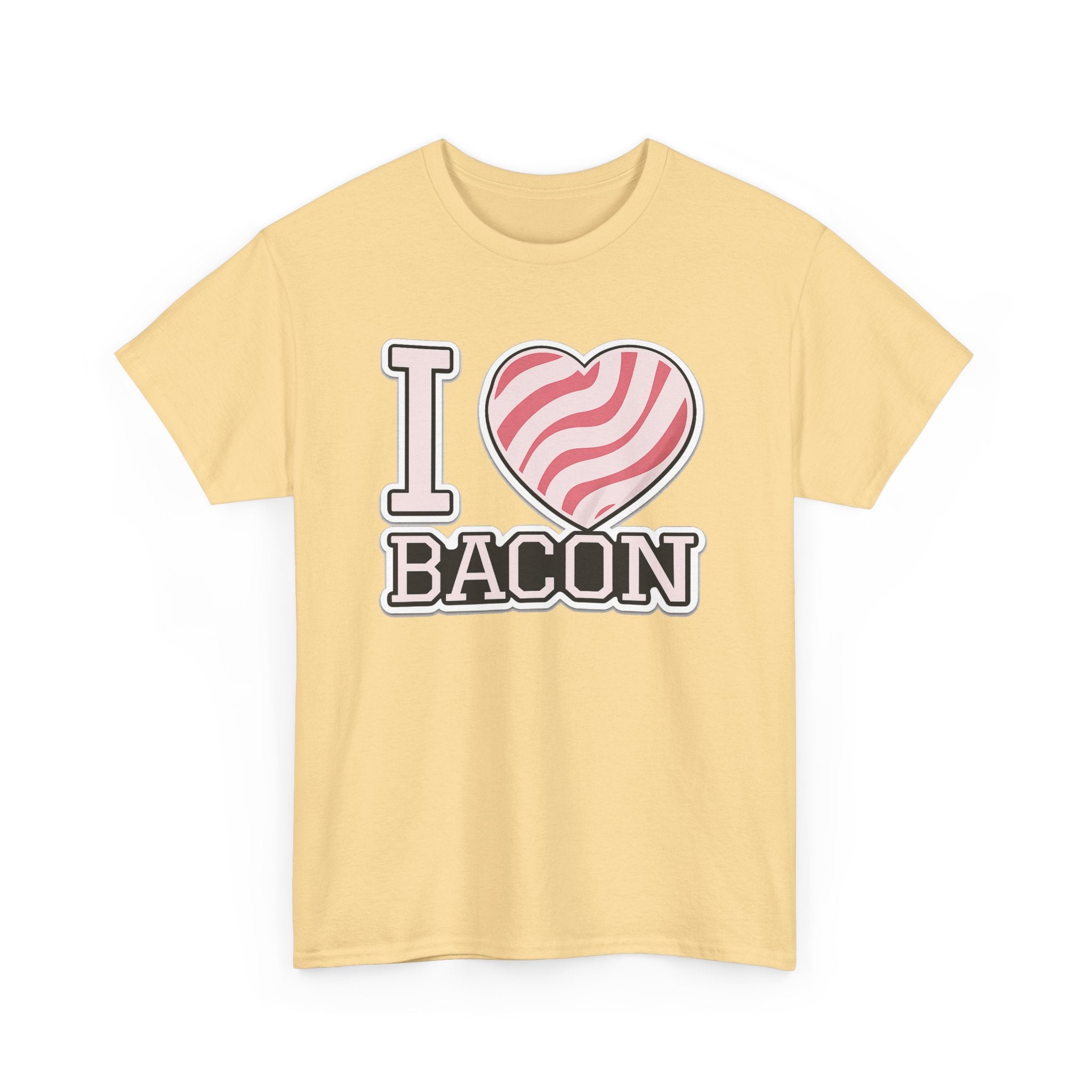 I Heart Bacon T-Shirt — Funny Novelty Bacon Lover Tee