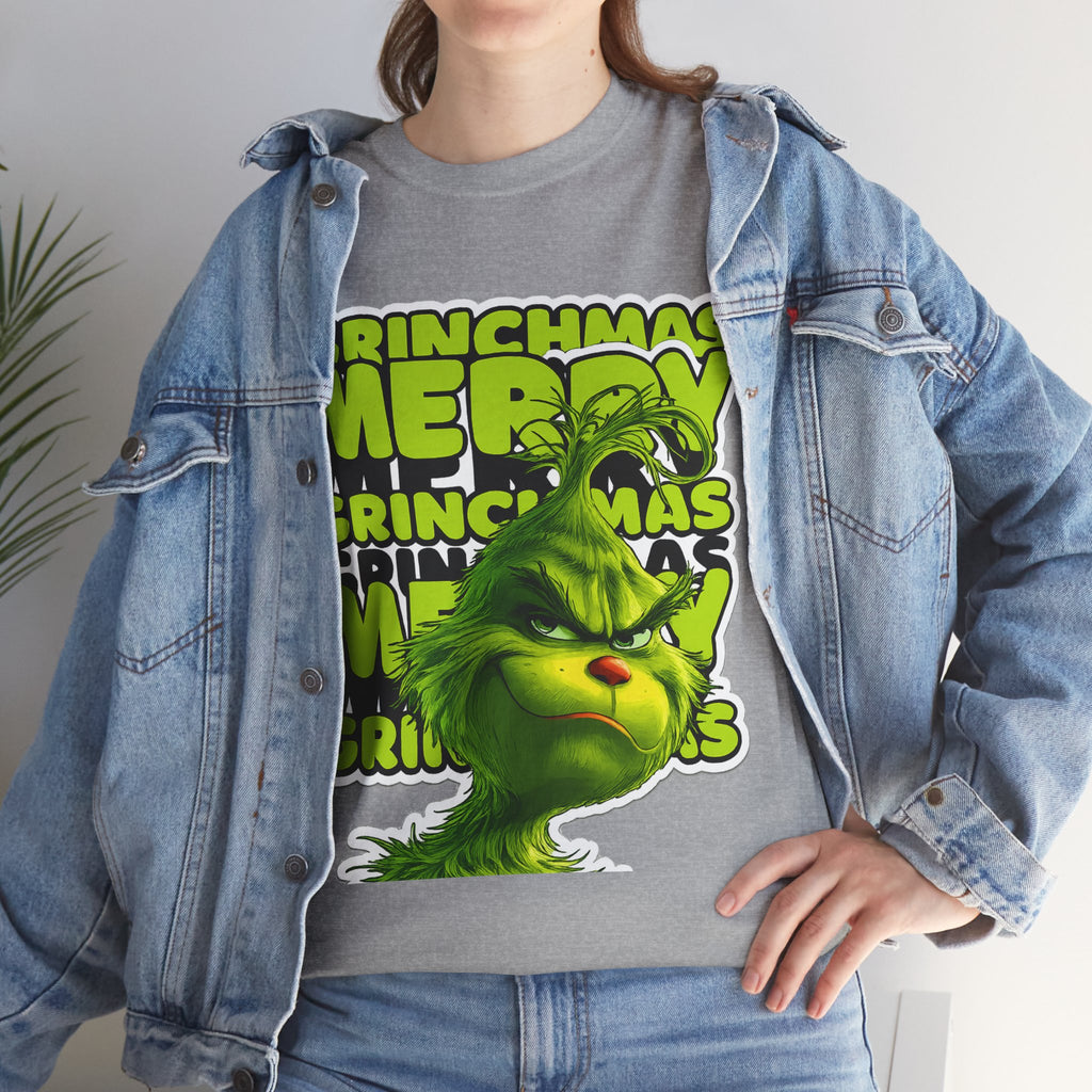 Grinchmas Merry Grinch Christmas Cotton T-Shirt / Tee