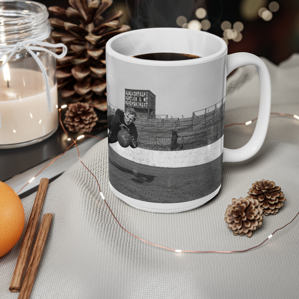 Bert Trautmann Manchester City Legend Goalkeeper Photo Ceramic Coffee Mug — Retro Sports 11oz & 15oz