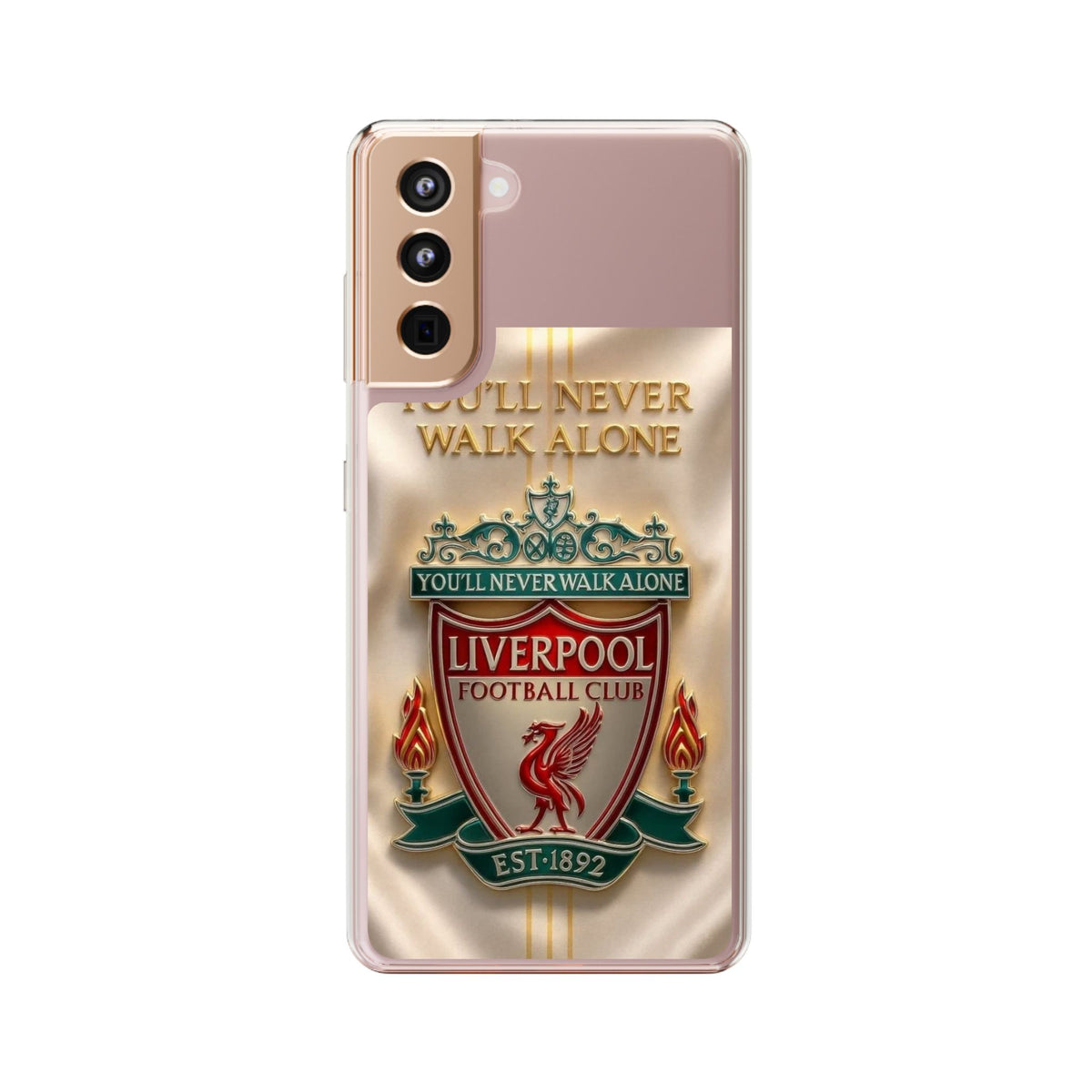 Liverpool FC 'You'll Never Walk Alone' Clear Phone Case