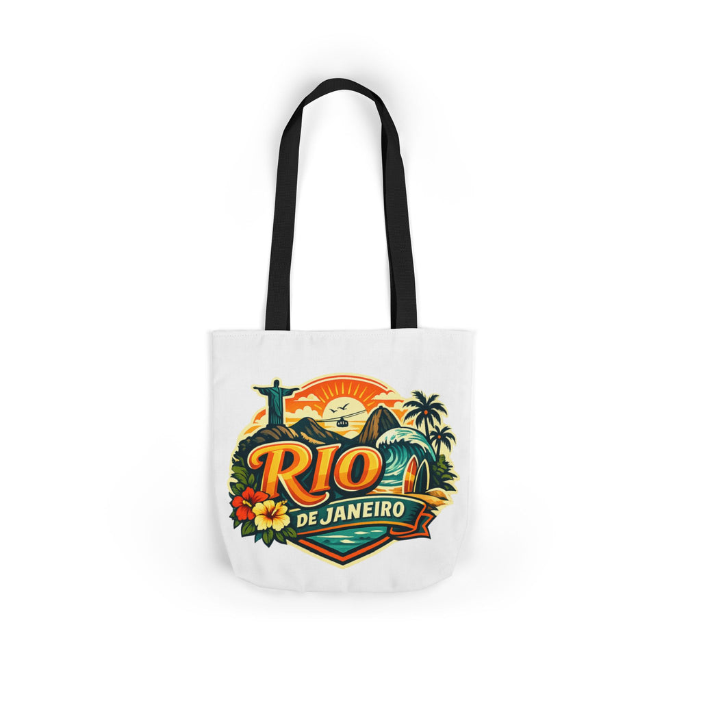 Rio de Janeiro Travel Tote — Retro Beach Canvas Bag