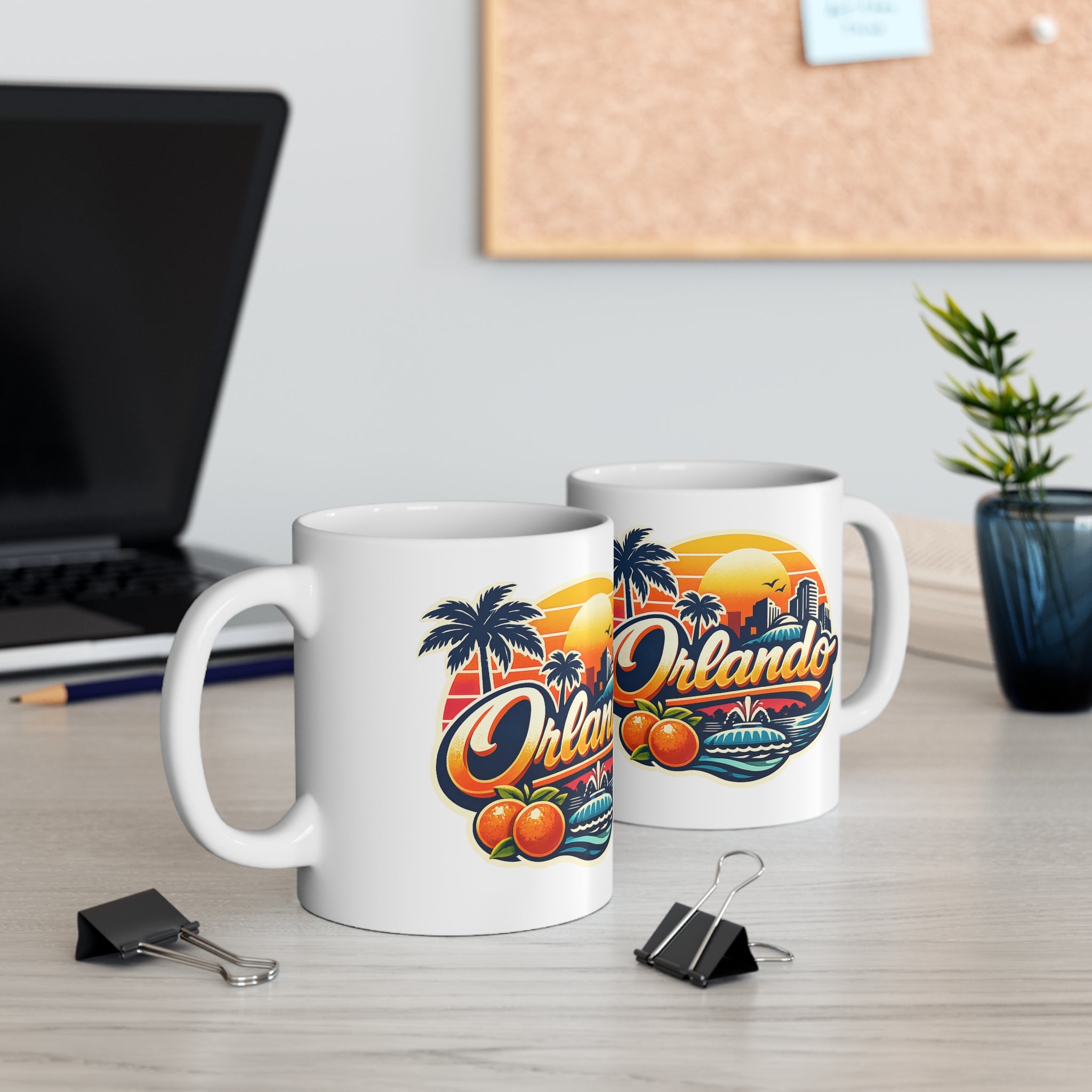 Orlando Tropical Sunset Coffee Mug — Ceramic 11oz & 15oz