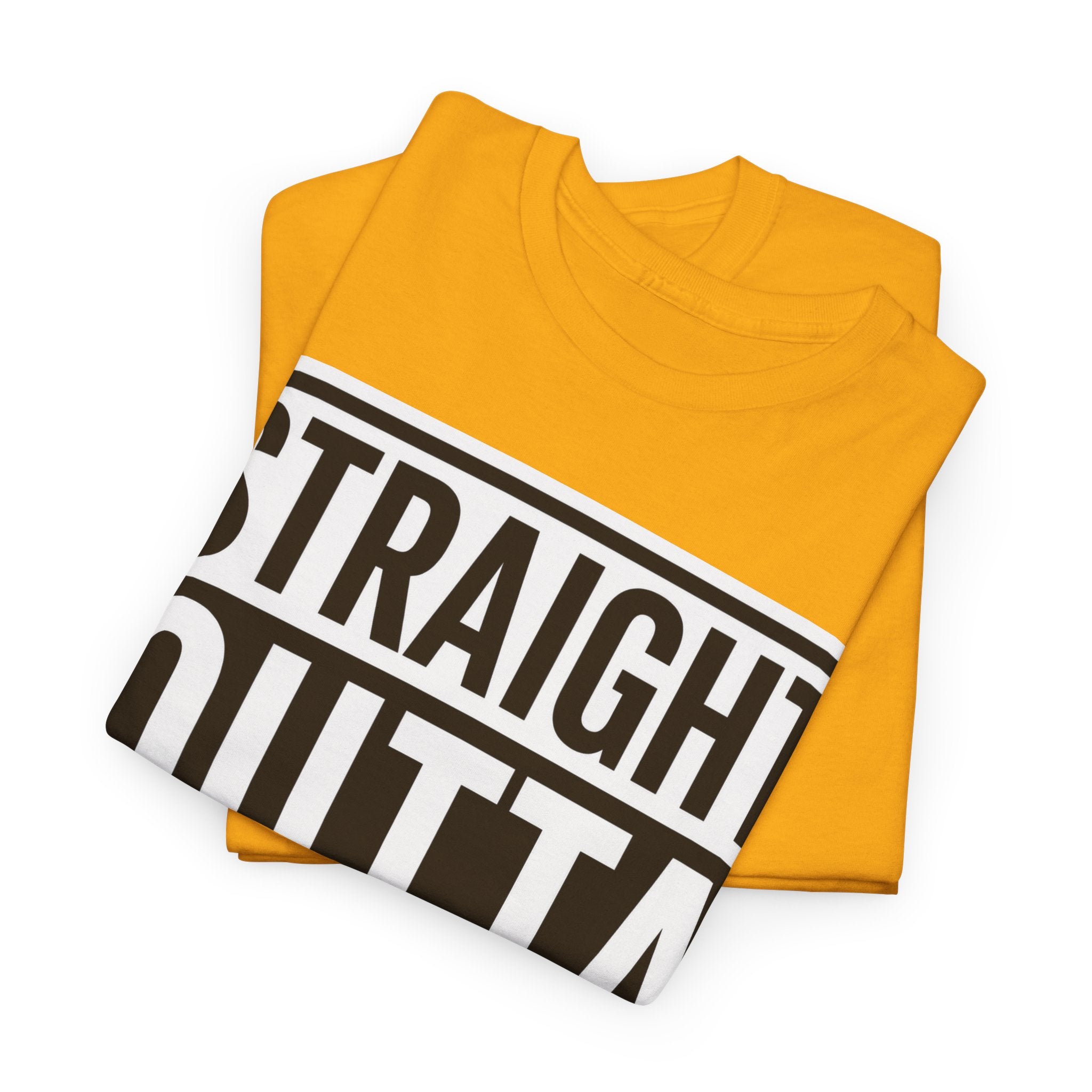 Straight Outta England T-Shirt — Bold Black Typography Tee for Brits & Expats