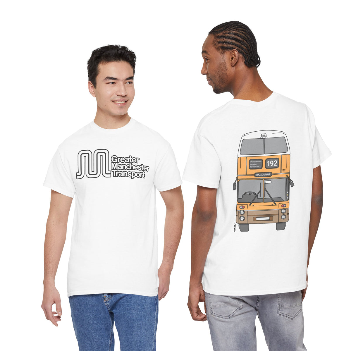 Greater Manchester Transport Tee – Vintage Bus Graphic T-Shirt