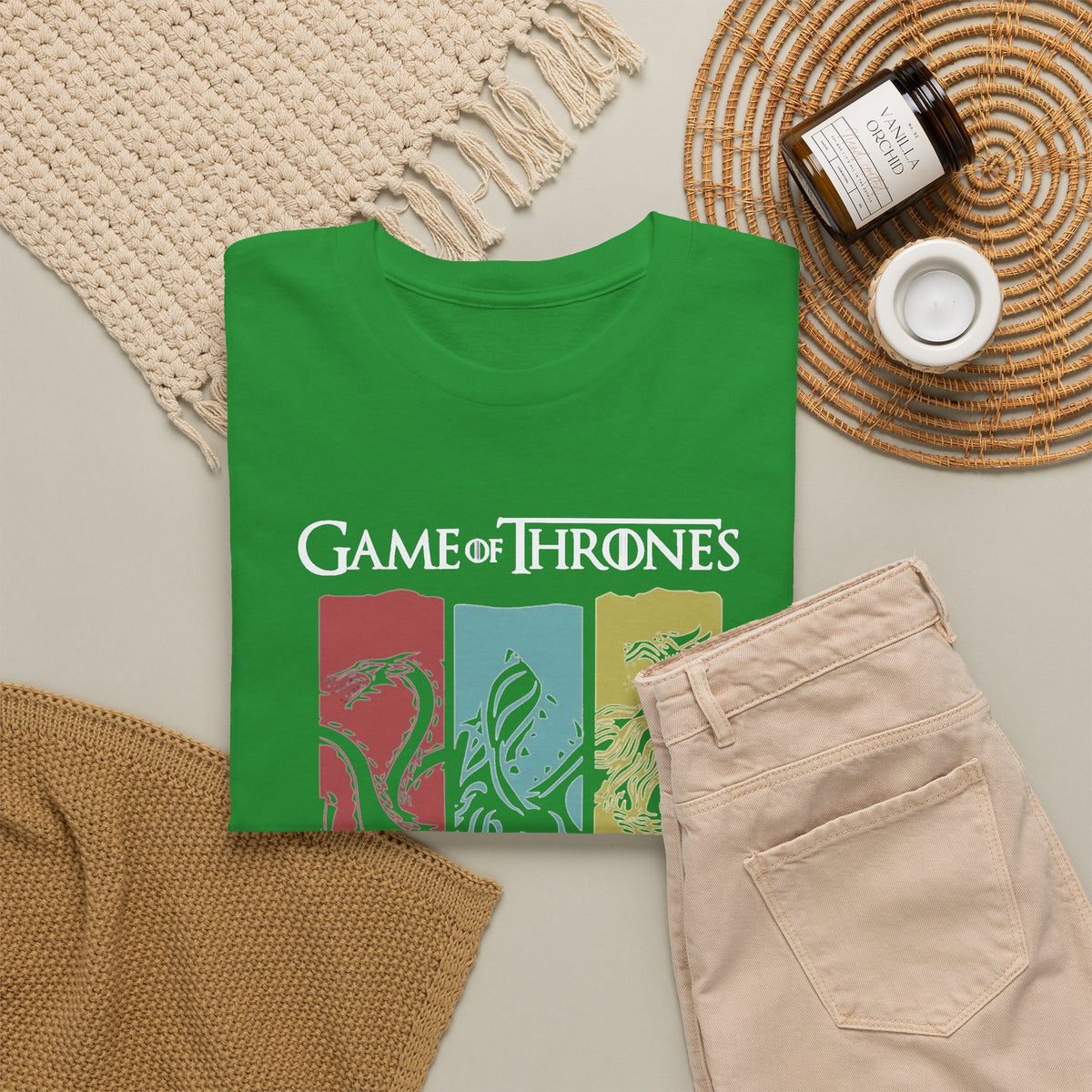 Game of Thrones House Sigils T-Shirt — Stark Lannister Tully Banner Tee