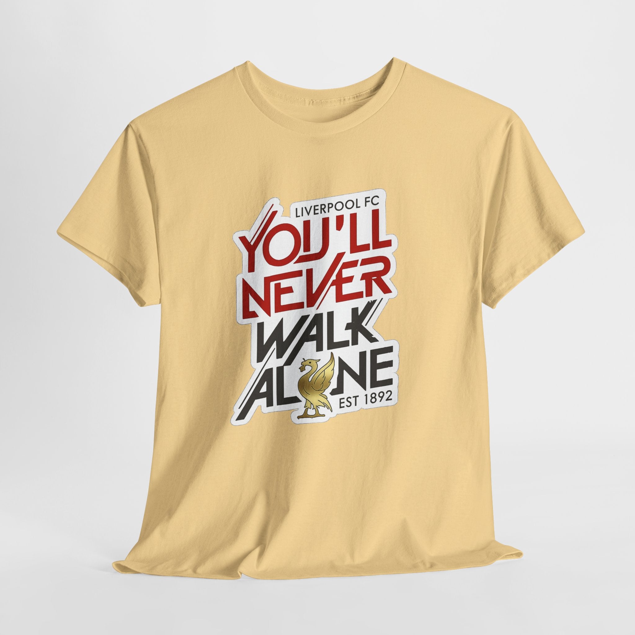 Liverpool You'll Never Walk Alone Cotton T-Shirt — Liverpool FC Fan Tee