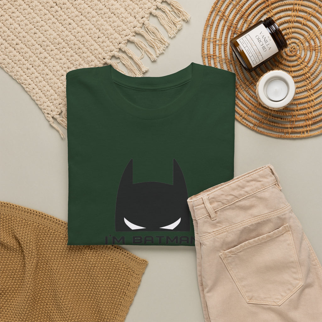 I'm Batman Graphic Tee — Funny Superhero Mask T-Shirt