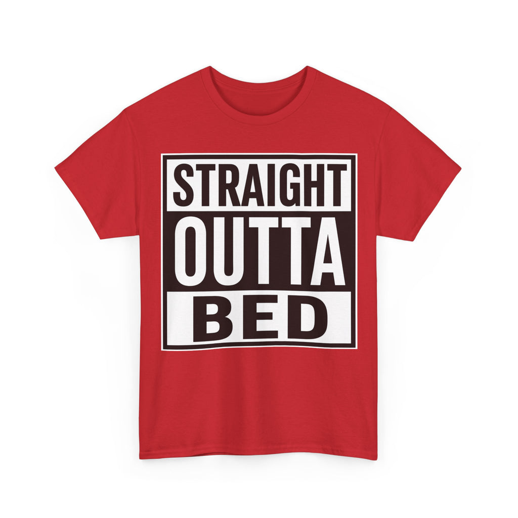 Straight Outta Bed T-Shirt — Funny Morning Graphic Tee