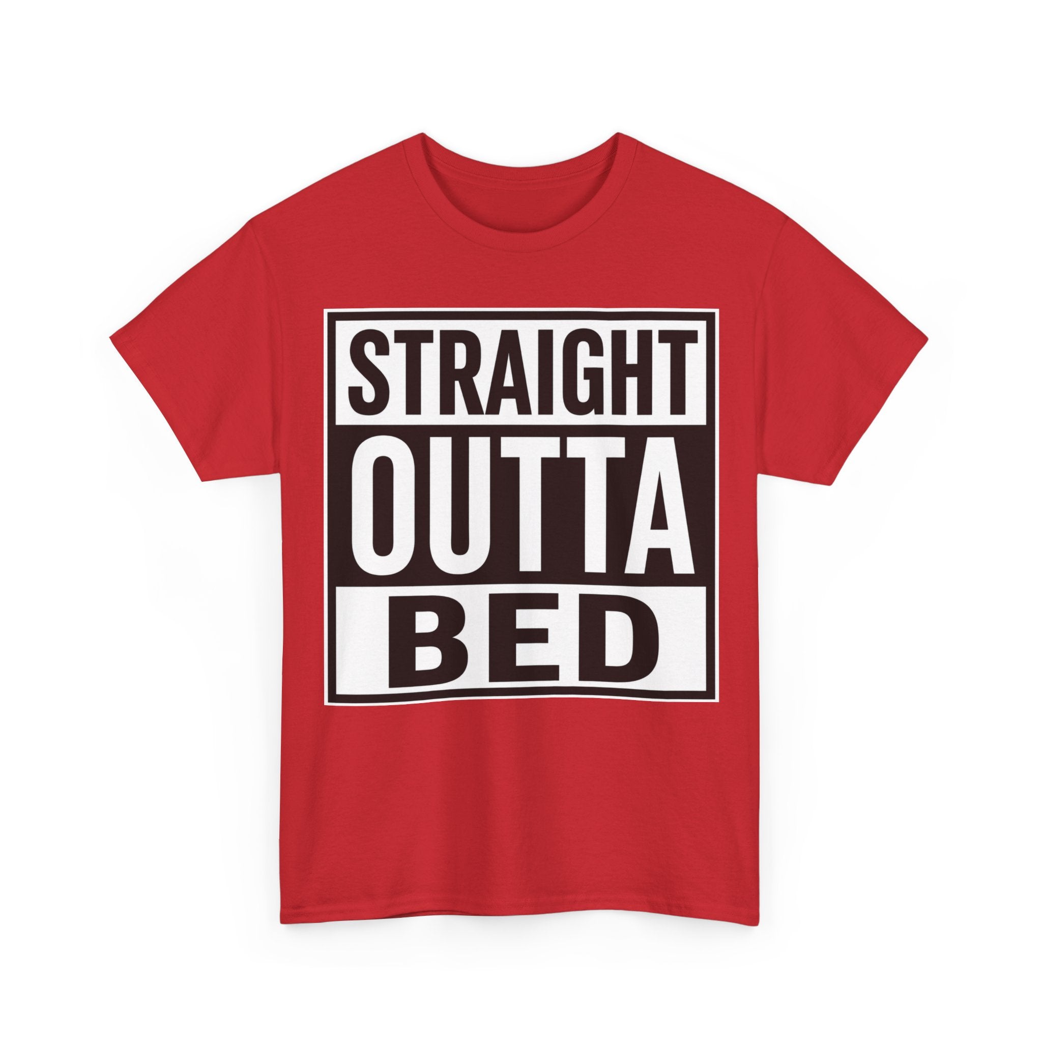 Straight Outta Bed T-Shirt — Funny Morning Graphic Tee