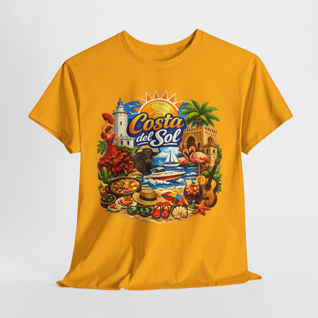 Costa del Sol Beach T-Shirt — Vintage Tropical Vacation Tee