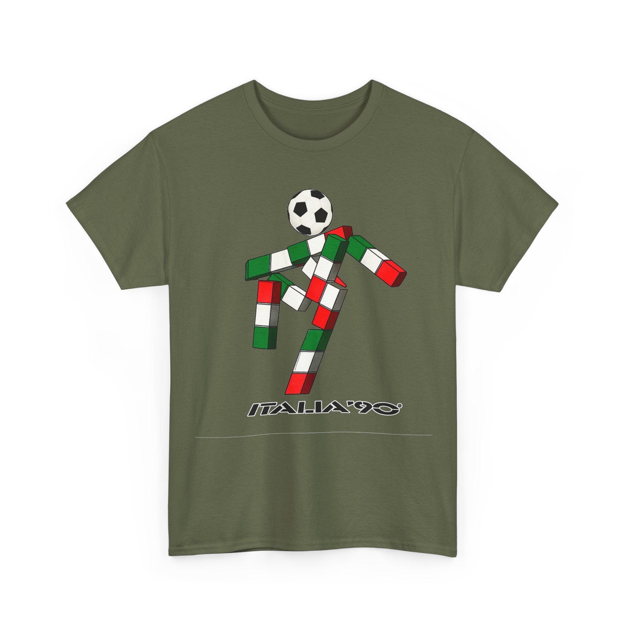 Italia '90 Soccer T‑Shirt — Retro Italian Football World Cup Tee