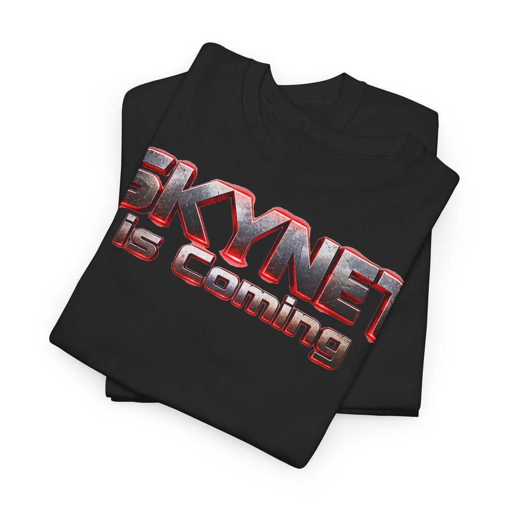 Skynet Is Coming T‑Shirt — 'AI Will Destroy the World' Apocalyptic Graphic Tee