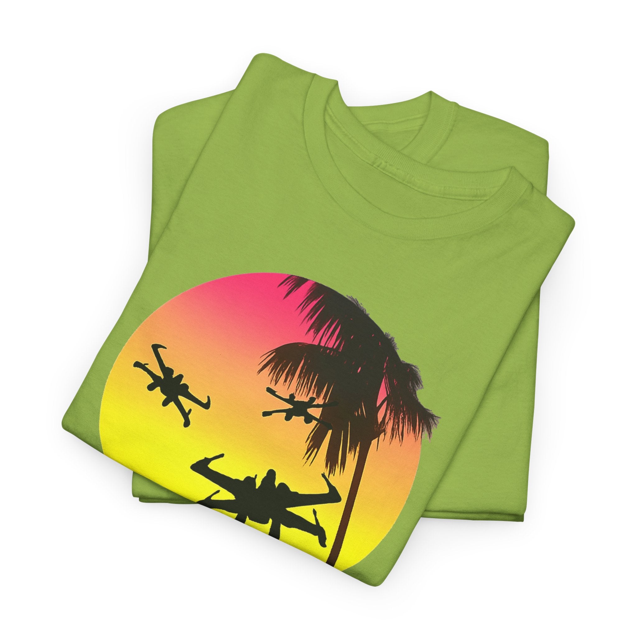 Star Wars X-Ring Sunset Beach Plane T-Shirt