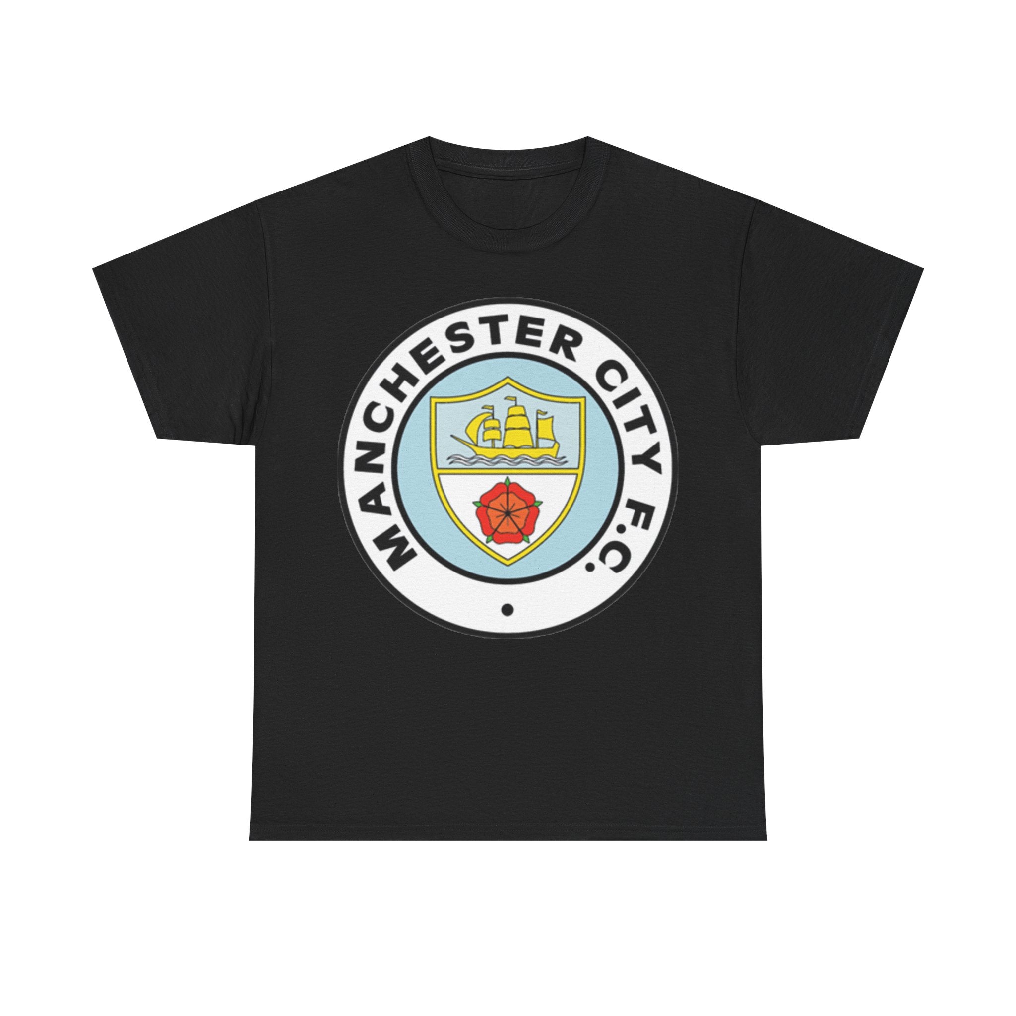 Manchester City F.C. Retro Crest T-Shirt – Retro Football Fan Tee