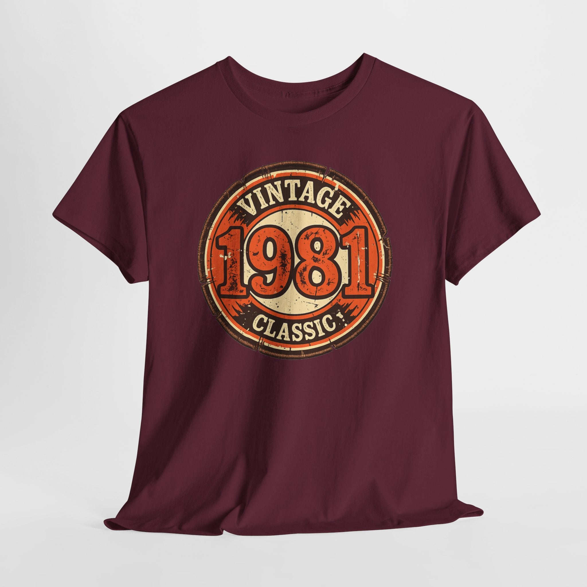 Vintage 1981 Classic T-Shirt — Retro Birthday Tee