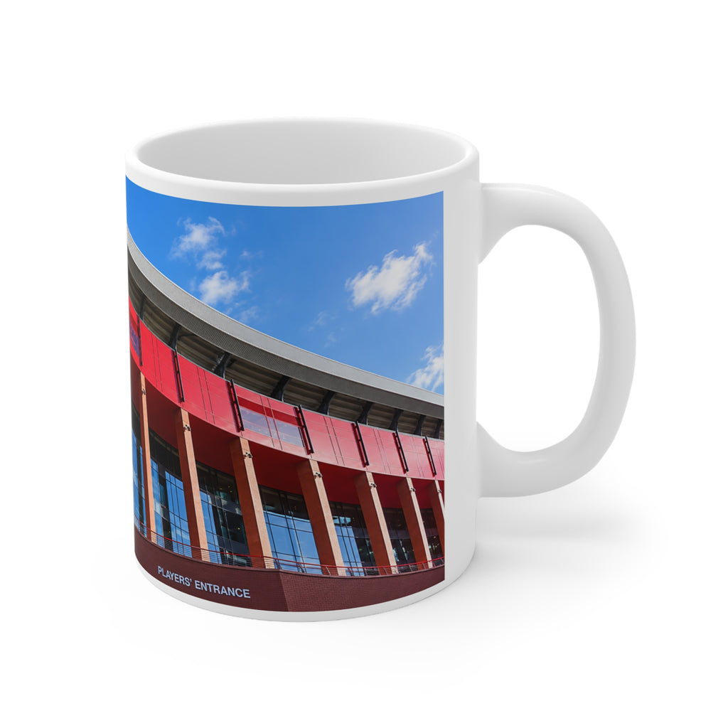 Liverpool FC Anfield Stadium Photo Mug — Ceramic Coffee Cup (11oz & 15oz)