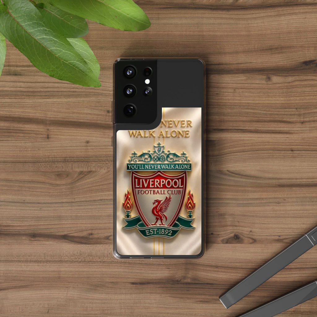 Liverpool FC 'You'll Never Walk Alone' Clear Phone Case