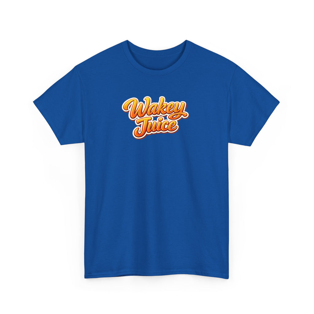 Wakey Juice T‑Shirt — Retro Orange Script Graphic Tee