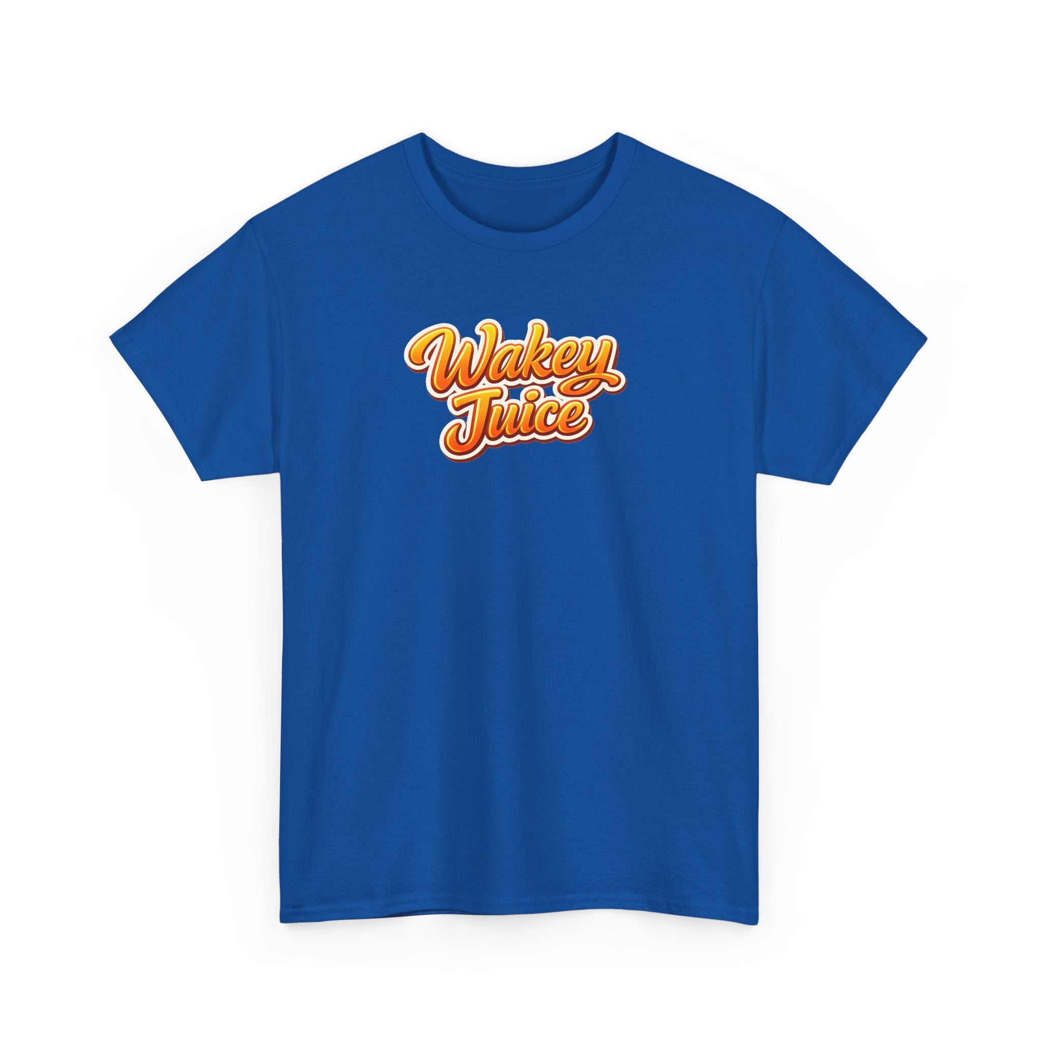 Wakey Juice T‑Shirt — Retro Orange Script Graphic Tee
