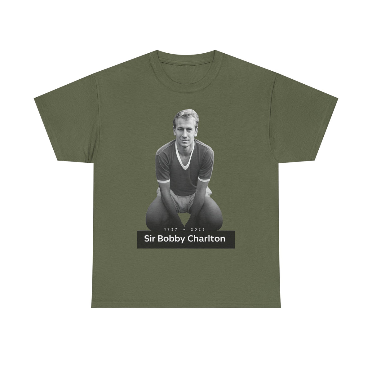 Sir Bobby Charlton Football Legend Cotton T‑Shirt