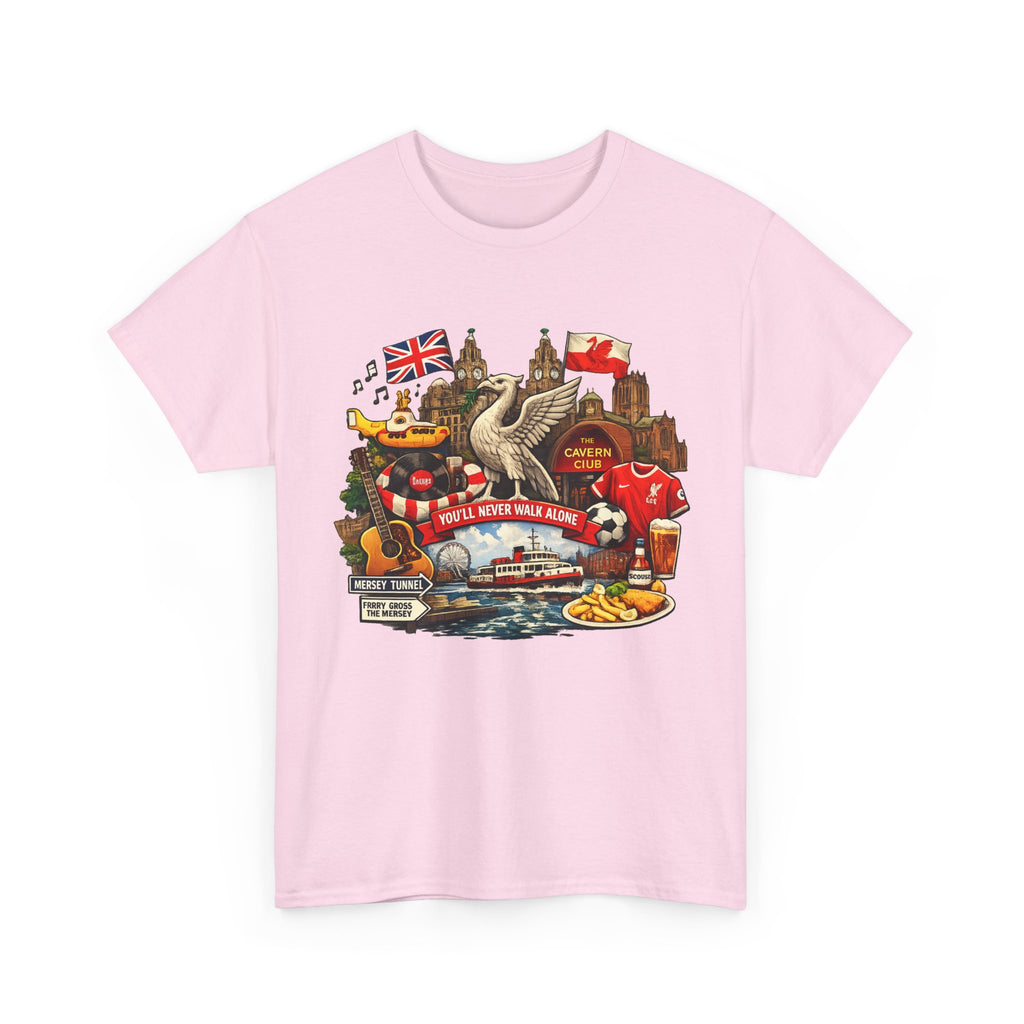 Liverpool Landmarks & You'll Never Walk Alone T-Shirt