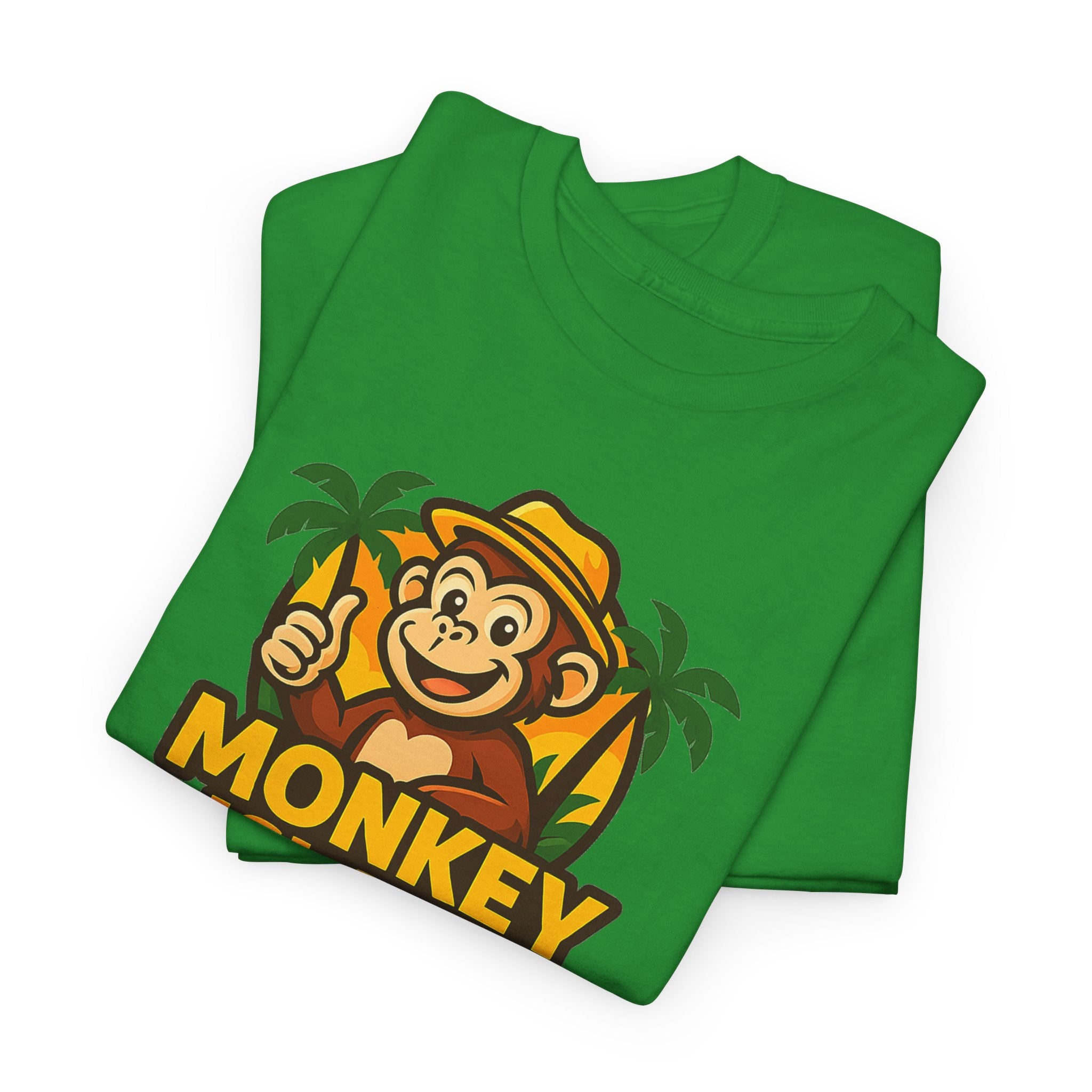 Monkey Island T-Shirt — Cute Tropical Monkey Logo Tee