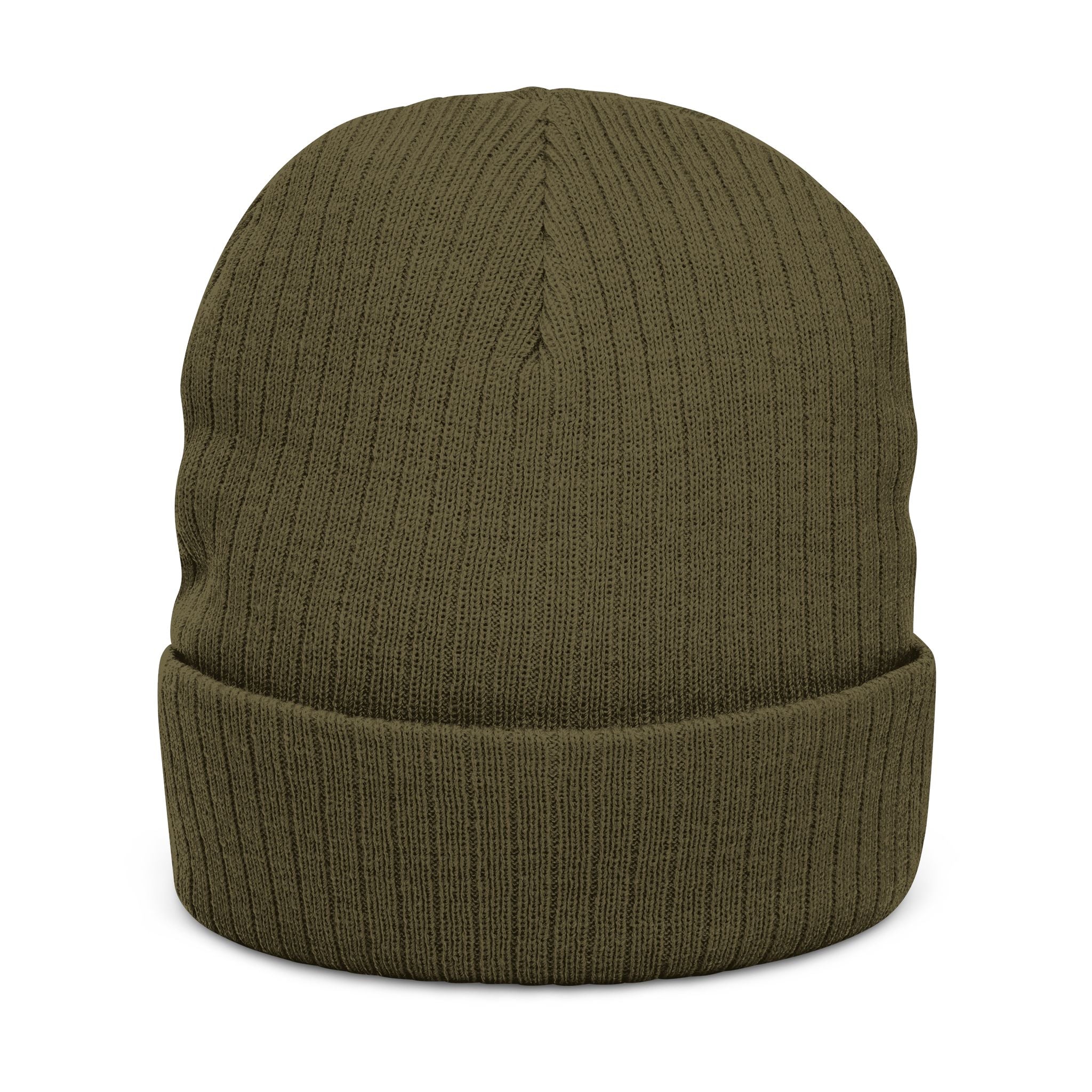 West Ham United The Hammers Ribbed Beanie — Embroidered “The Hammers” Cuffed Knit Hat