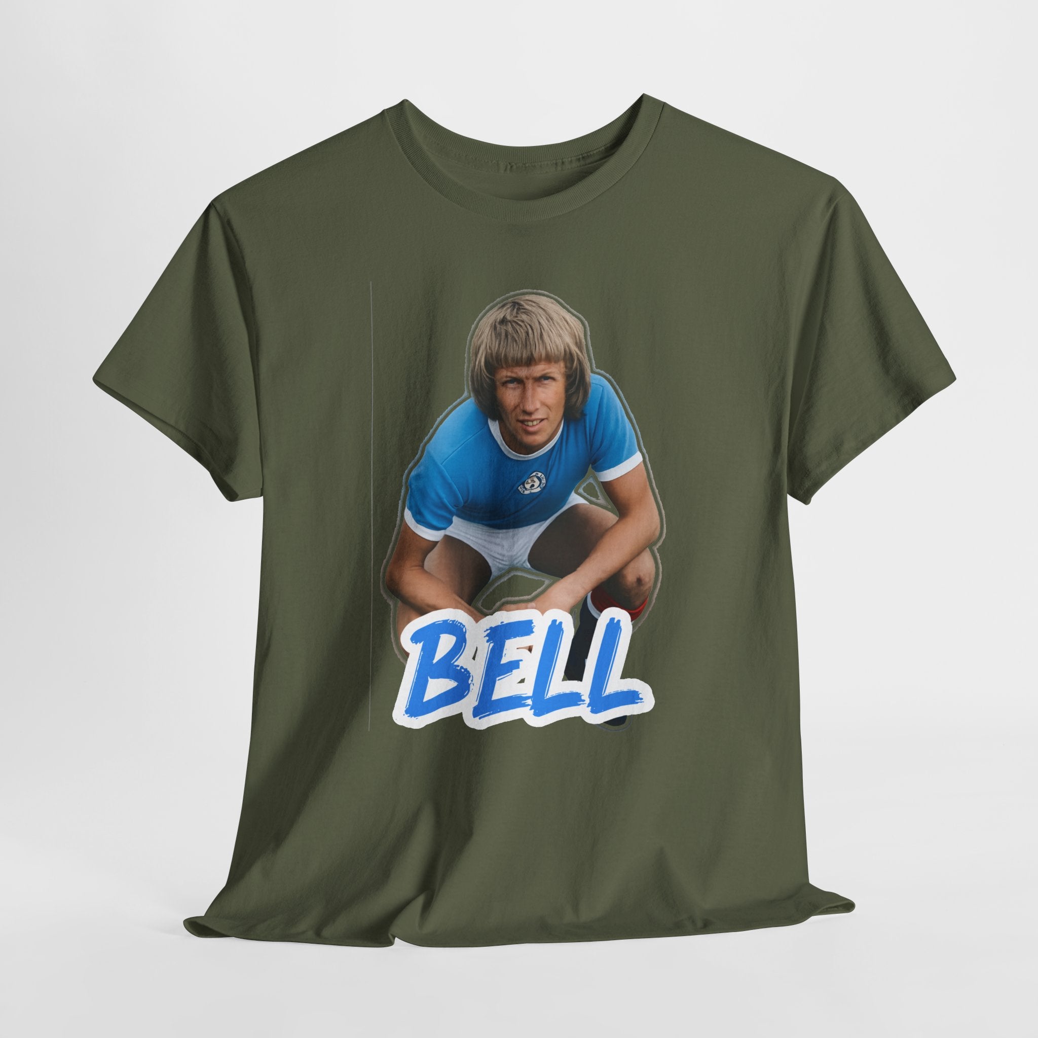 Colin Bell Manchester City Legend Retro Soccer Tee — Vintage Player Graphic T-Shirt