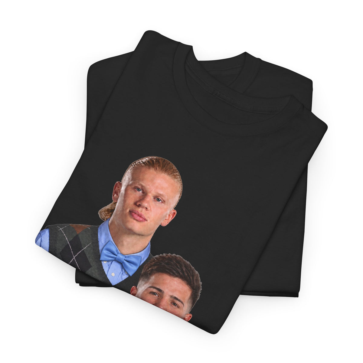 Haaland and Enzo Geek Cotton T-Shirt — Two Guys in Argyle Sweater Vests