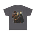 Horror Icons T-Shirt — Freddy, Jason & Michael Trio Graphic Tee