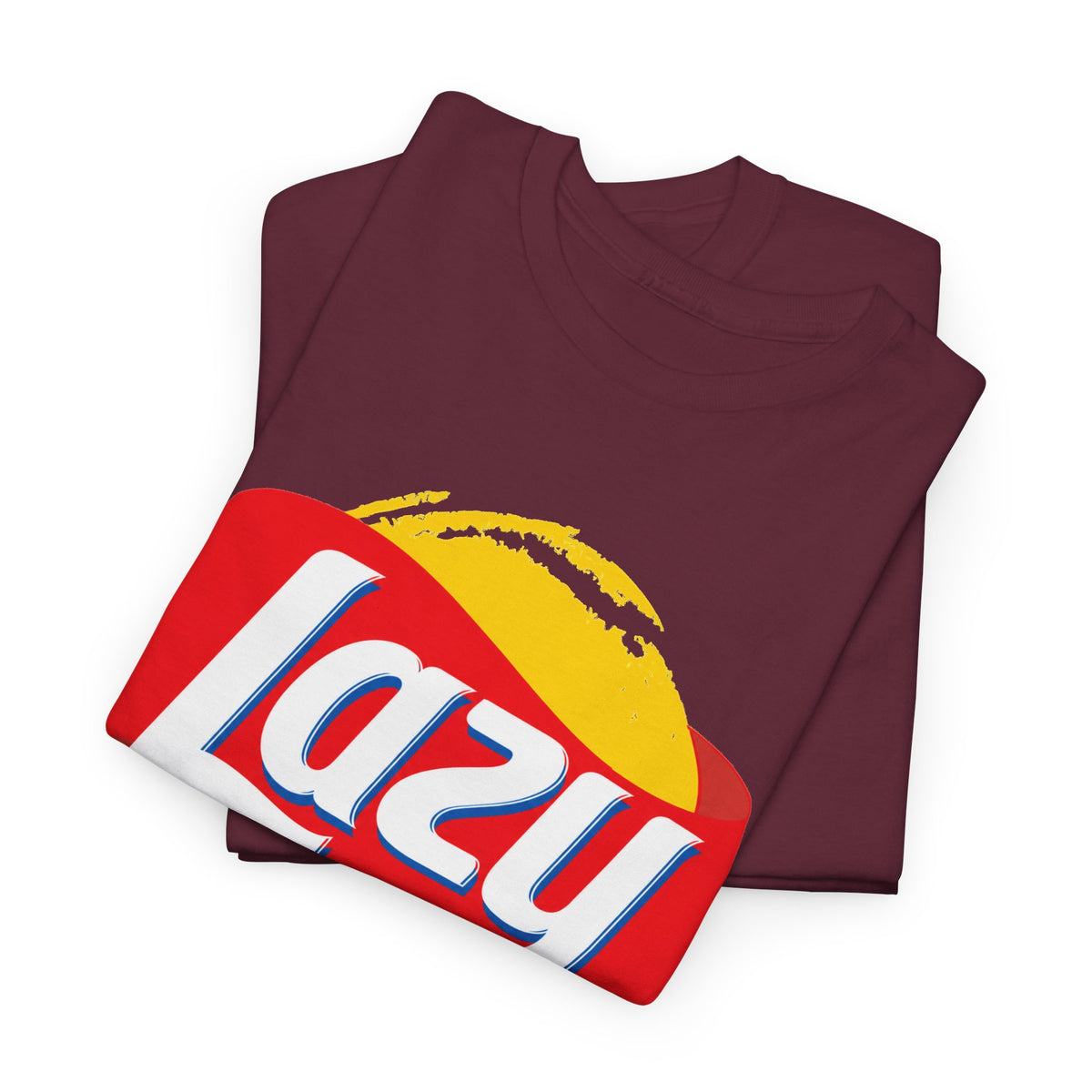 Lazy Logo T‑Shirt — Retro Snack-Inspired Graphic Tee