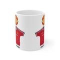 Manchester United Retro 1998-00 Home Jersey Mug — Ceramic Coffee Cup (11oz & 15oz)