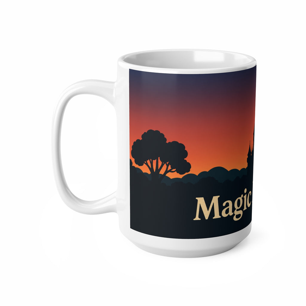 Magic Kingdom Sunset Ceramic Coffee Mug — 11oz & 15oz