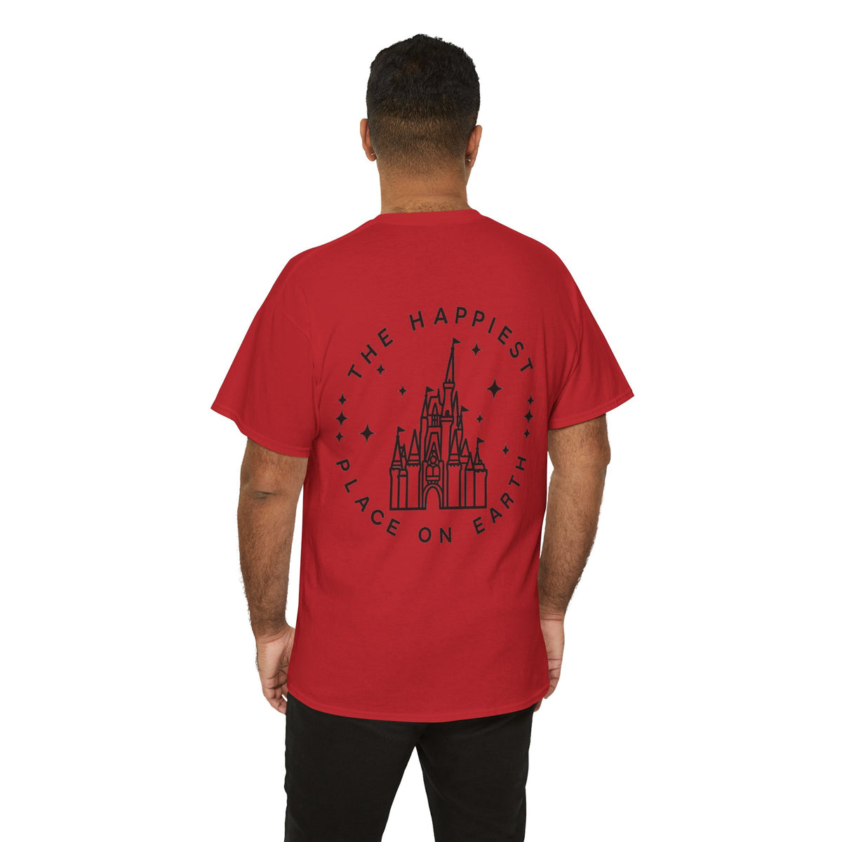 The Happiest Place on Earth Castle Graphic Cotton T-Shirt