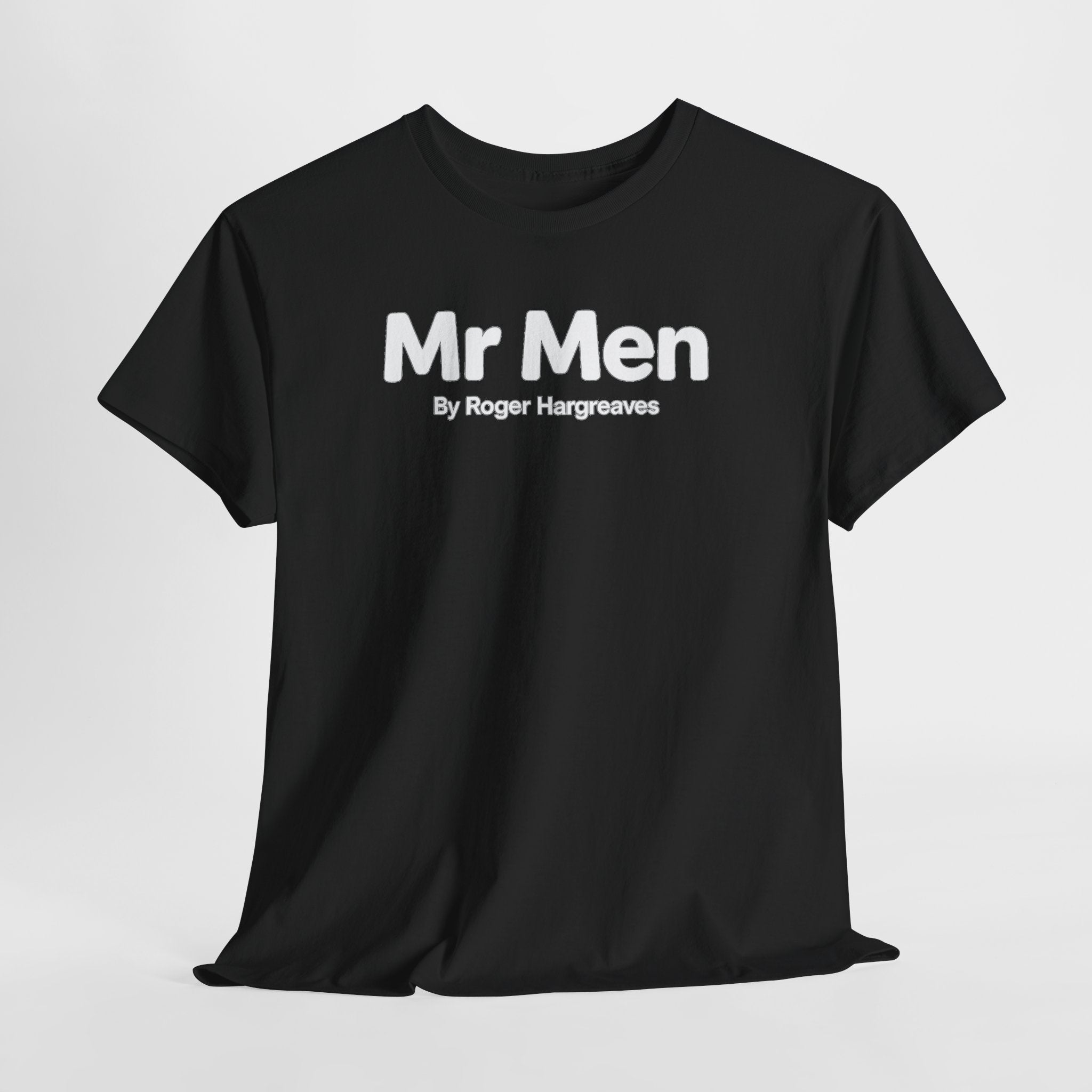 Mr Men T-Shirt – Retro 'Mr Men by Roger Hargreaves' Logo Tee