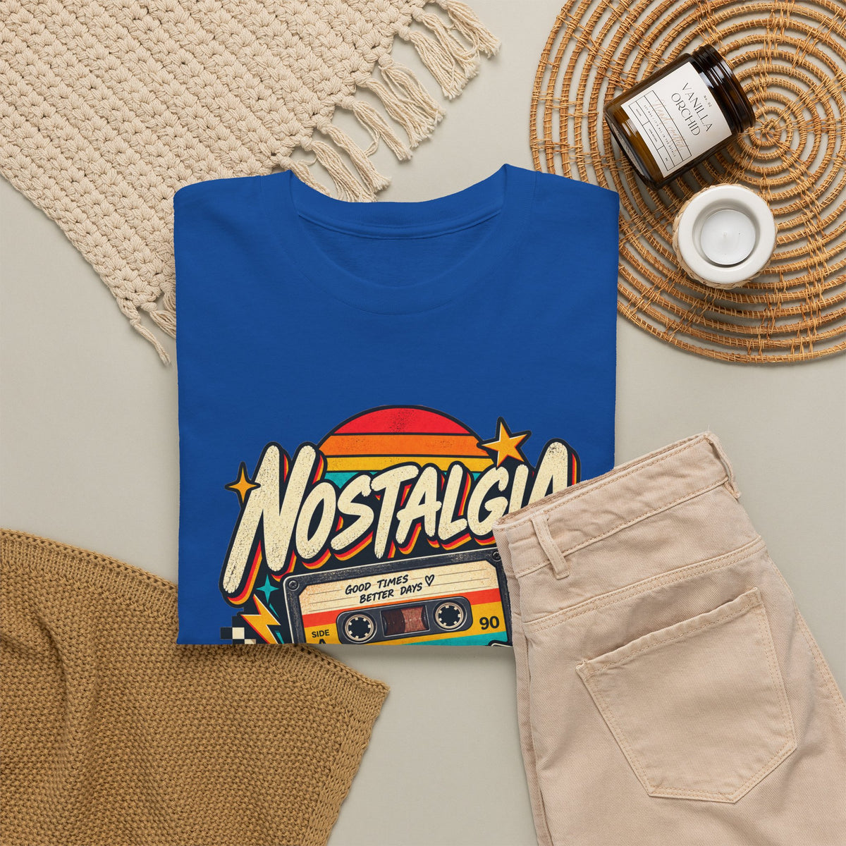 Nostalgia Never Gets Old Unisex Heavy Cotton Tee