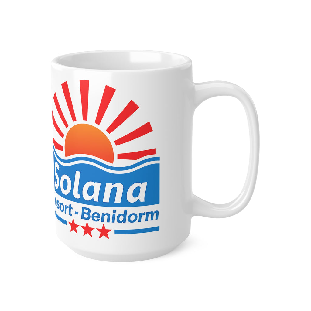 Solana Resort Benidorm Sunrise Ceramic Coffee Mug – 11oz & 15oz