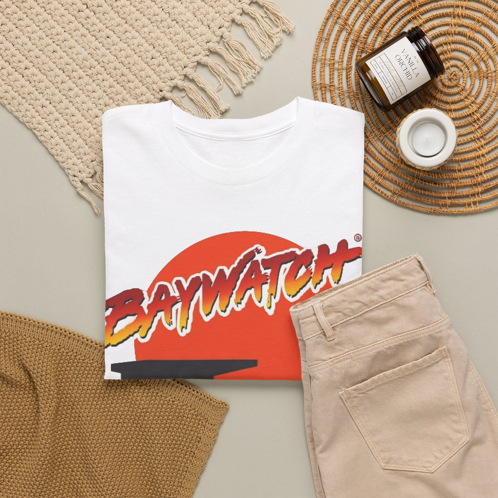 Baywatch Lifeguard Sunset Cotton T-Shirt